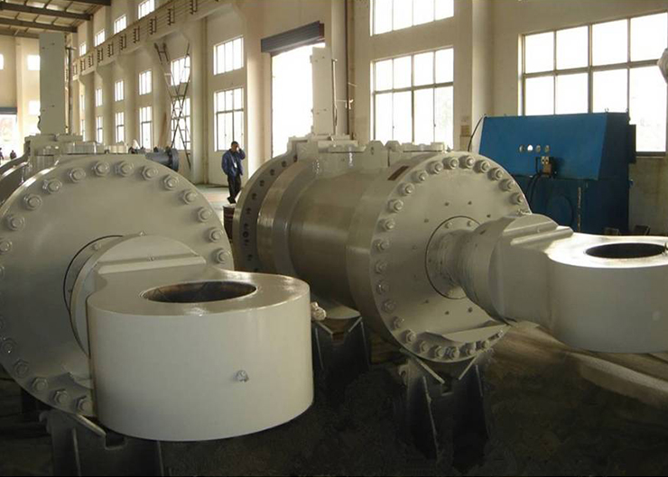溪洛渡電站水輪機(jī)接力器，單機(jī)容量70萬(wàn)千瓦